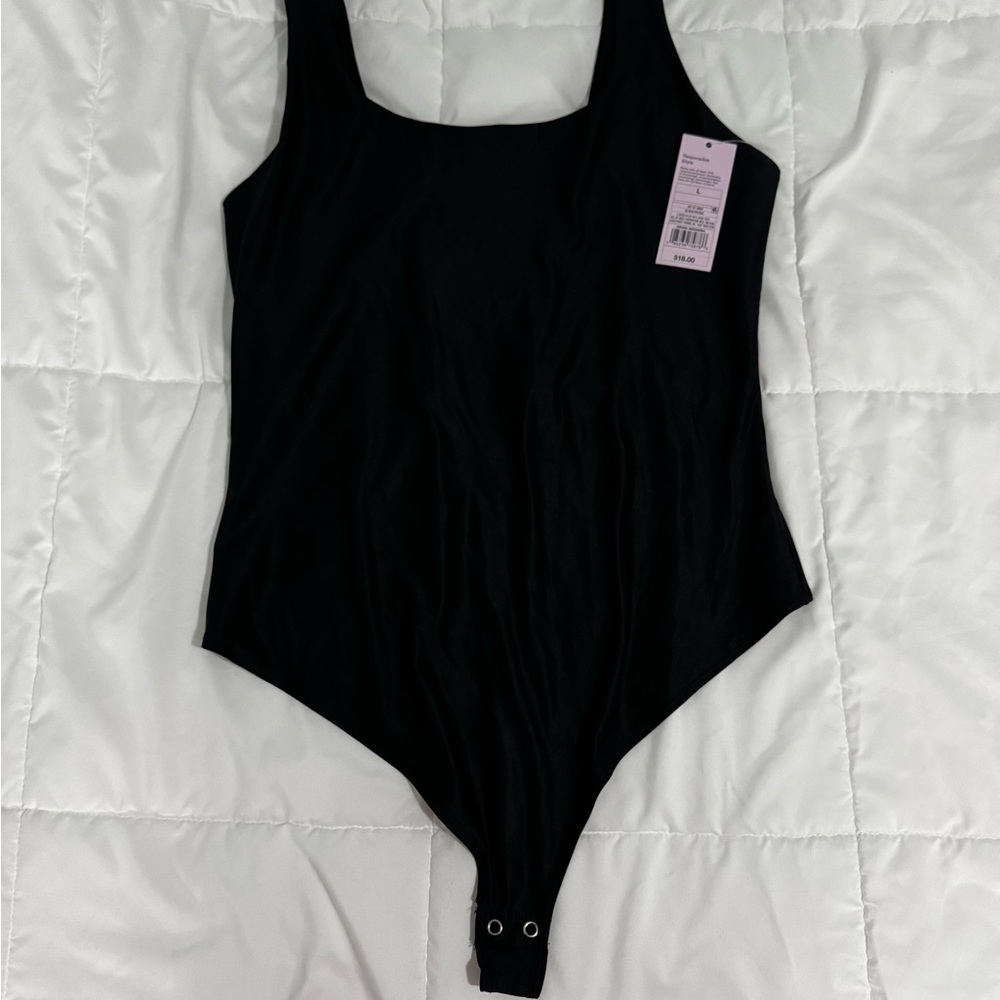 CLEARANCE! MAKE AN OFFER! TWO NWT Wild Fable Black/Cream Smoothing Bodysuits